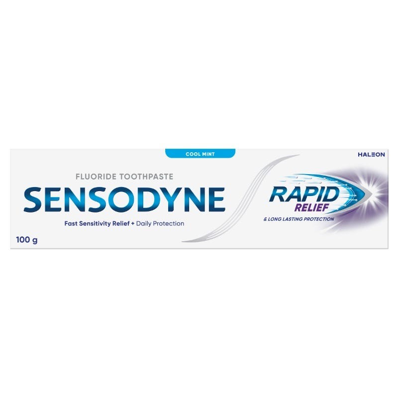 Sensodyne Toothpaste Rapid Relief for Sensitive Teeth 100g