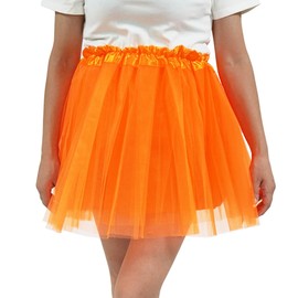 Adult Women 4-Layered Tutu Skirt with Lining, Teens Girls 80's Ballet Dance Tutu Skirt Christmas Tutu Costume for Women
