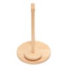 Yarn Holder Easy Installation Stable Structure Rotatable Wooden Yarn Ball