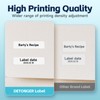 Thermal Labels DETONGER 1/2 Width Compatible Tape Refills Label Stickers