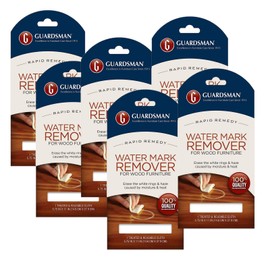 Guardsman Water Mark Remover Cloth - Erase White Rings & Haze Caused by Moisture and Heat - Reusable - 405200, Pack of 6