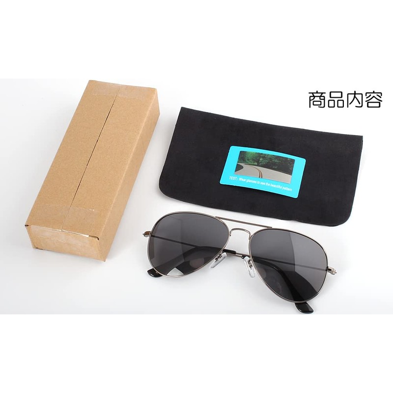 EIENNO AVIATOR Teardrop Polarized Original Sunglasses, UV400 Drive, Fishing, gray