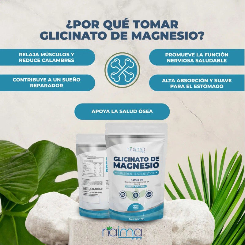 Glicinato Magnesio 100 Puro Sabor
