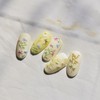 Daisy Flower Nail Art Stickers 5D Embossed Flower Nail Decals