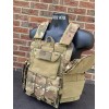 GREEN2 TACTICAL OCP Multicam Tactical Vest Plate Carrier Woodland- Adjustable.
