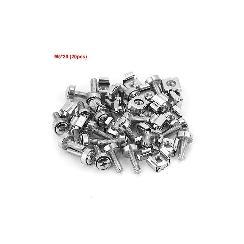 Cage Nut 20 Pieces Cage Nut Mounting Screws Screws Network