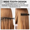Qjaiune 4-Piece Hair Styling Comb Set, Texture and Wide Tooth,
