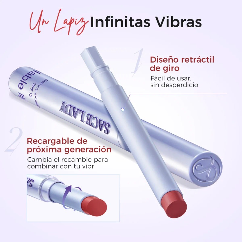 Sace Lady Labial Mate Larga Duracion 24h No Transfier 2.3g