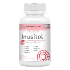 HEALTHADDICTION - Frmula Avanzada de Inositol Myoinositol Mujer - L Teanina, Arndano, Vitamina B6, Folato (cido flico), Magnesio y Selenio - 60...    