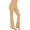 Ekouaer Fold Over Yoga Pants for Women Flare Leggings Comfy