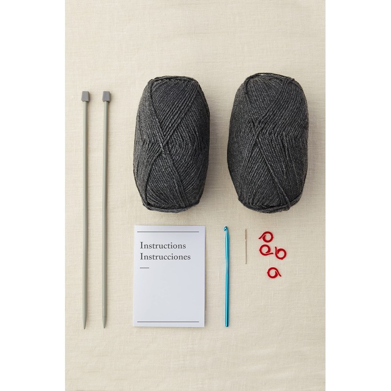 DMC Mindful Making Meditative Cushion Knitting Kit, One Size, Various