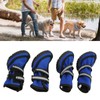 4Pcs Dog Boots Waterproof Prevent Slipping Reflective Large Dog Winter