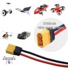 aeobdai XT60 Connection Cable with Alligator Clips XT60 Male to