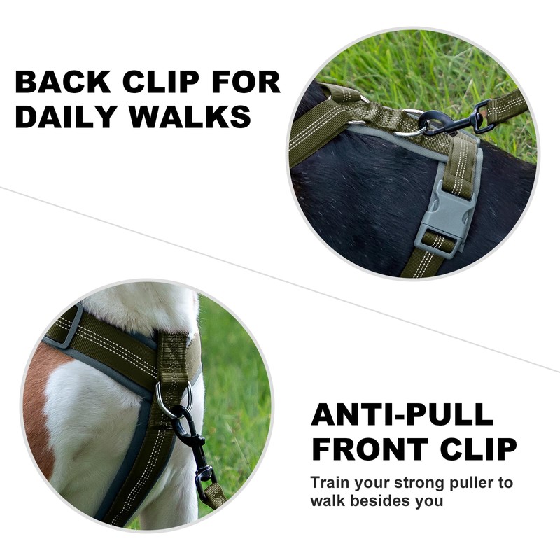 Plutus Pet No Pull Dog Harness, Adjustable Nylon Harness with