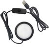 MoKongFu Black Finish Under Cabinet Puck Light 3W Mounted LED