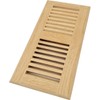 Homewell Red Oak Wood Floor Register Vent, Drop in Vent,
