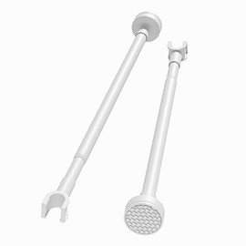 Adjustable Door Security Bar,Portable Door Stoppers Reinforcement Lock,Heavy Duty Door Lock Security Door Jammer Door Brace for Apartment, Hotel Room,Gate Lock Bar,Unmovable Against Force