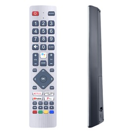 GOUYESHO Suitable for Sharp Technika Smart TV SHWRMC0134 SHW/RMC/0134 DR-0284-1 Replacement Voice Remote Control Compatible with 32BI5KA 50BN3KA 4T-C50BL2IF2AB 4T-C50BL2KF2AB TEF/RMC/0015 TEFRMC0015