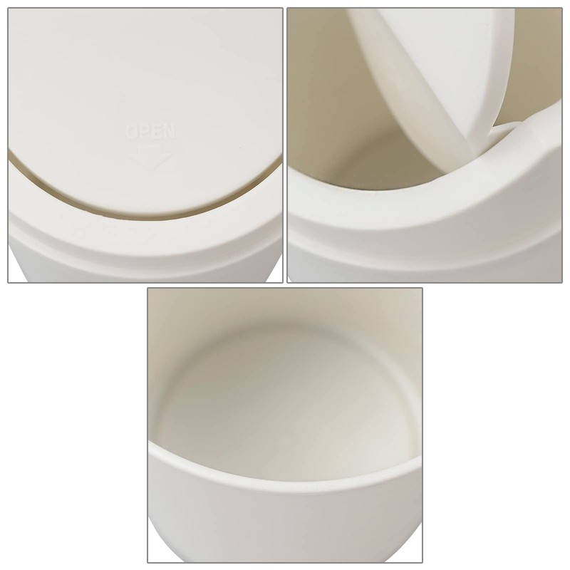 Lesbin Bote de basura pequeño de plástico de 0.5 galones