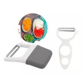 AJC X 2 Pelador De Papas Rallador Queso Verduras Pelapapas Silicon
