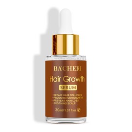 BACHERI Scalp Serum for Hair Growth, Hair Strengthening Serum With Thuja Orientalis, Prevent Hair Loss & Thinning, Natural Nourishing Treatment for All Hair Types, 30 ml
