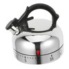 FUNOMOCYA Funny Teapot Shape Timer 60 Min Countdown Manual Wind-up