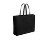 Port Authority Cotton Canvas Jumbo Tote BG427, Deep Black, OSFA
