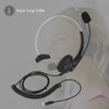 Noise Cancelling Call Center Headset Comfortable Wearing Telephone Headset -