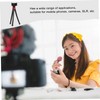 KOMBIUDA Adjustable Phone Tripod with Clip Versatile Tabletop Tripod for