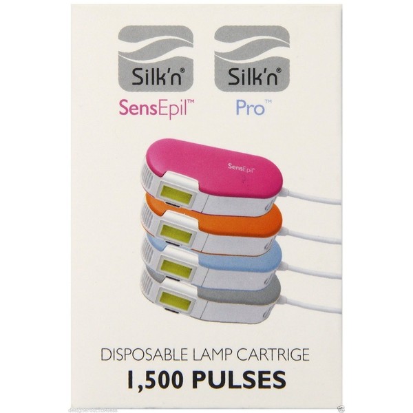 Silkn SensEpil / Silk'n PRO 1500 pulses refill lamp Cartridge for Hair Removal