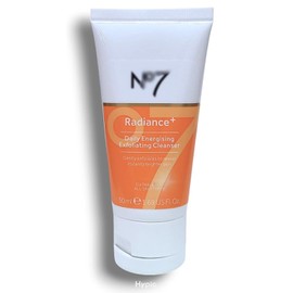 Radiance Plus Daily Energising Exfoliating Face Cleanser by Nō 7 | Gently Exfoliates to Reveal Instantly Brighter Skin | Suitable for all Skin Types | 50mL [Travel Size]