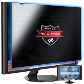 Skylarking 27 inches Computer Privacy Screen Filter, Anti-Spy Anti-Glare Screen Protector Film Compatible 27" Widescreen Computer Monitor with Aspect Ratio 16:9 (WxH:598mm x 337mm)
