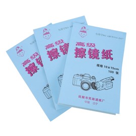 LABRIMP 300Sheets Microscope Lens Cleaning Paper Portable Cleaning Tissue for Camera Glasses Screens Lint Scratch Resistant for Smartphones Laptops Tvs and More