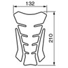 Daytona PROGRIP 98012 Motorcycle Anti-Scratch Seal Tank Pad 3 Pieces