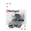 Restagraf 40 x Rlx Zn Black St 3.5 x 13mm