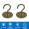 INCREWAY Wall Mount Ceiling Hooks, 2PCS Sturdy Hanging Chandelier Plate