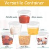 KYEDGC 100 PCS 1oz Small Plastic Containers with Lids, 25ml