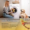 JWTEEE Dog Toy Puppy Toy with Chew Rope, Anti-Stress Duck