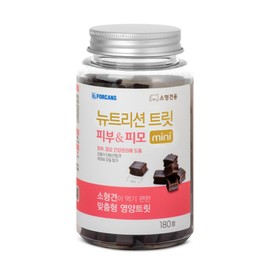 Fokens Dog Nutrition Treat Mini Nutritional Supplement, 180 Tablets, Skin and Coat, 1 Piece / 포켄스 강아지 뉴트리션 트릿 미니 영양제, 180정, 피부피모, 1개