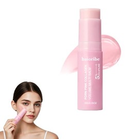 PDRN Pink Collagen Volume Multi Balm Stick, All-in-One Face & Body Balm for Under-Eyes, Neck, Forehead, Smile Lines, Lips, Firming & Radiance Glow K-B