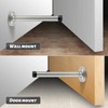Door Stop, 5 Inch Long Door Stoppers, Stainless Steel, Wall