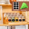 ComSaf 4 oz Glass Jars with Lid, Set of 6