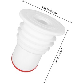 Hemobllo Tapón De Drenaje De Piso Antiolor con Núcleo De Silicona Preventor De Reflujo para Cocina Y Baño Sello Universal para Coladeras De 2.95X2.48X2.48In Fácil Instalación Y Resistente