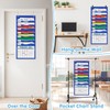 ALSLEA 15" Extra Wide Hanging File Organizer with 8 Pockets