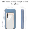 SENDEFN Women Leather Wallets RFID Blocking Zip Around Credit Card