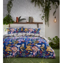 furn. Amanita Duvet Cover Set, Cobalt, Single