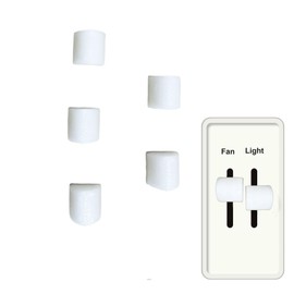 Sevomie Dimmer Switch Knob Replacement Set of Two Split Knob Compatible with Lutron Skylark Fan Speed & Light Dimmer Contro (5)