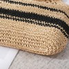 Hand Crocheting Straw Braided Yarn for DIY Knit Cotton Raffia