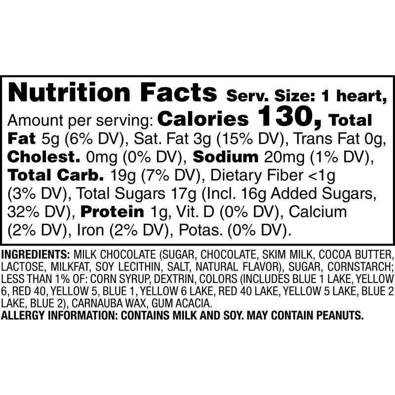M&M'S MILK CHOCOLATE FUN SIZE FILLED HEART, 0.93 Oz (12