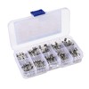 DIANN 100pcs Fast-Blow Glass Fuses Assortment Kit 10 Values 5x20mm